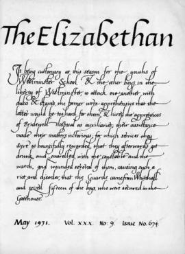 The Elizabethan, Vol. 30, No. 9, Issue 674