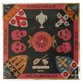 Banner bearing the School Motto and Coat of Arms