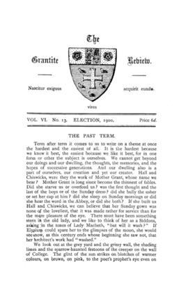 The Grantite Review Vol. VI No. 13