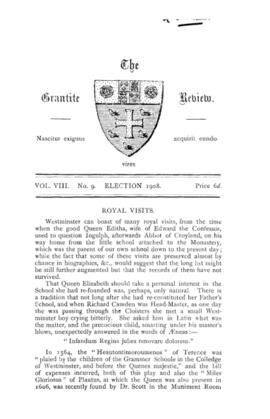 The Grantite Review Vol. VIII No. 9