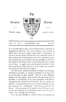 The Grantite Review Vol. VI No. 2