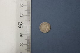 Reverse: Elizabeth II Maundy penny 1956