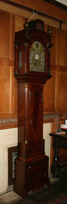 George III musical longcase clock signed Tho. Wilkinson,  London